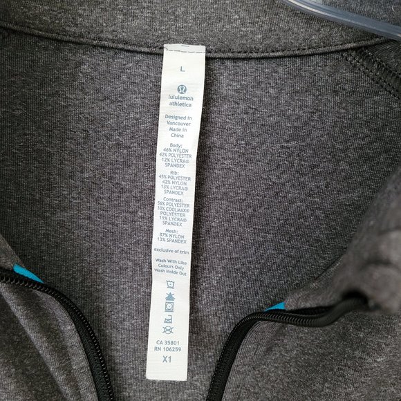 Lululemon Men's Gray Engineered Warmth Jacket - Picture 2 of 4